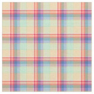 Girly Pastellkariertes Stoff