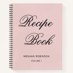 Girly Personalisiertes Kochbuch Rosa Rezept Notizb Notizbuch