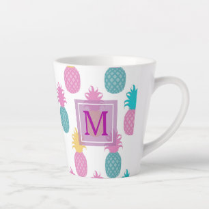 Girly Pineappel Pattern Milchtasse