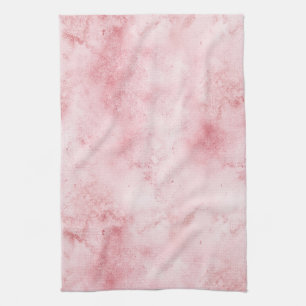 Girly Pink Abstrakt Geschirrtuch