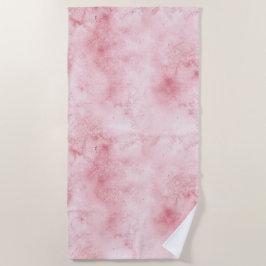 Girly Pink Abstrakt Strandtuch