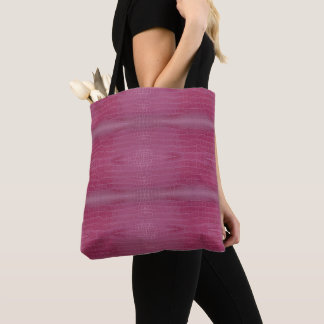 Girly Pink Crocodile Print Tasche