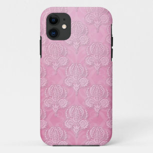 Girly Pink Damask iPhone 5 Fall title_seo2