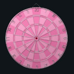 Girly Pink Dartscheibe<br><div class="desc">Girly Pink Dart Board</div>