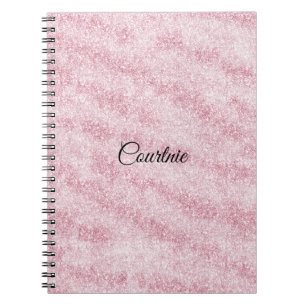 Girly Pink Glitzer Notizblock