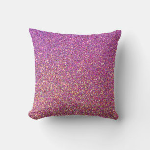 Girly Pink Glitzer Pattern Kissen