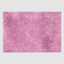 Girly Pink Glitzy Sparkle Seidenpapier
