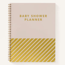 Girly Pink Gold Foil Streifen Kinderduschplanung