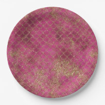 Girly Pink Gold Glitzer Mermaid Glitz