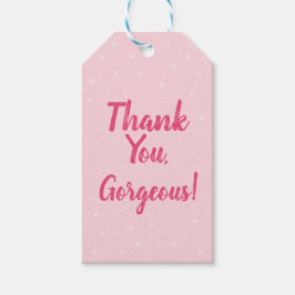 Girly Pink Makeup Glamour Geburtstag Geschenkanhänger