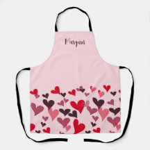 Girly Pink Niedlich Romantic Hearts Retro Personal