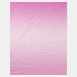 Girly Pink Ombre Fleecedecke