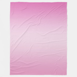 Girly Pink Ombre Fleecedecke