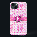Girly Pink Polka Dot Monogram Muster title_seo2<br><div class="desc">Dieses niedliche,  mädchenhafte Design zeigt rosa Polka Punkte und einen Raum,  den Sie personalisieren / anpassen können. Fügen Sie einfach Ihr eigenes Monogramm / Initial in das Feld "Personalize It" ein. Es ist ein helles,  farbenfrohes,  hübsches Muster,  das ein tolles Geschenk für eine stilvolle,  trendige Dame machen würde.</div>