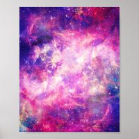 Girly Pink Purple Space Nebula Galaxy