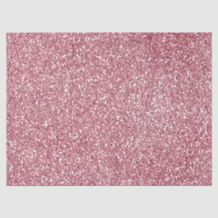 Girly Pink Rose Glitzer Seidenpapier