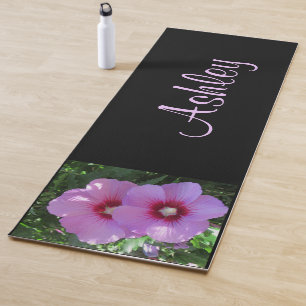 Girly Pink Rose von Sharon Foto Personalisiert Yogamatte