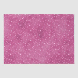 Girly Pink Sparkle Glitzer Blume Seidenpapier