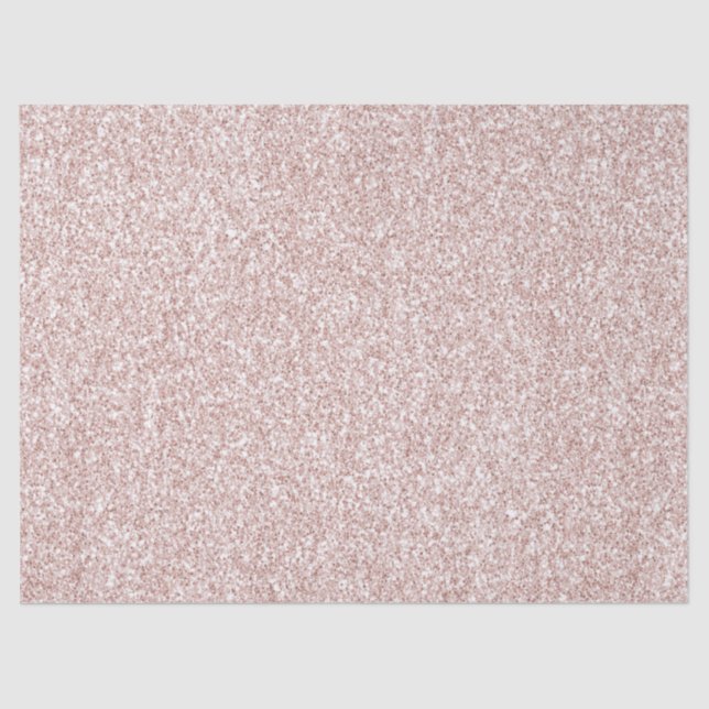 Girly Pink Sparkle Glitzer Seidenpapier (Vorderseite)