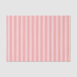 Girly Pink Stripes Birthday Seidenpapier