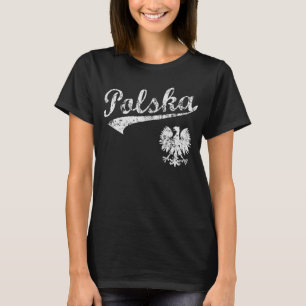 Girly Polska Baseball-Art T-Shirt
