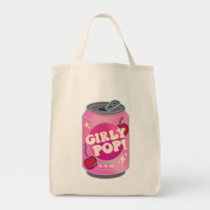 Girly Pop Kirsch-Cola-Dose Retro Y2K Rosa Tragetasche