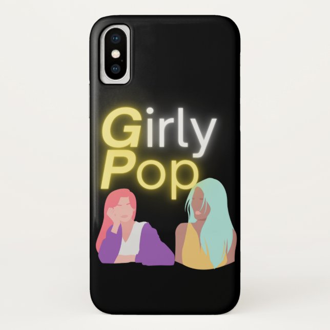 Girly pop phone  Case-Mate iPhone hülle (Rückseite)