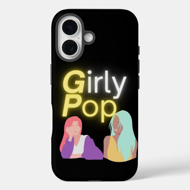 Girly pop phone iPhone 16 hülle (Rückseite)