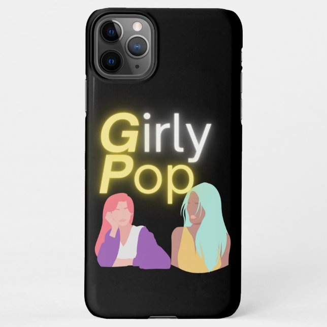 Girly pop phone  iPhone hülle (Rückseite)