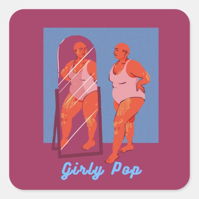 Girly pop stickers (Devant)