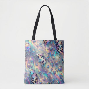 Girly Posh Leopard Print Opal-Tasche Tasche