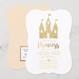 Girly Princess Birthday   Geeignetes Party Einladung