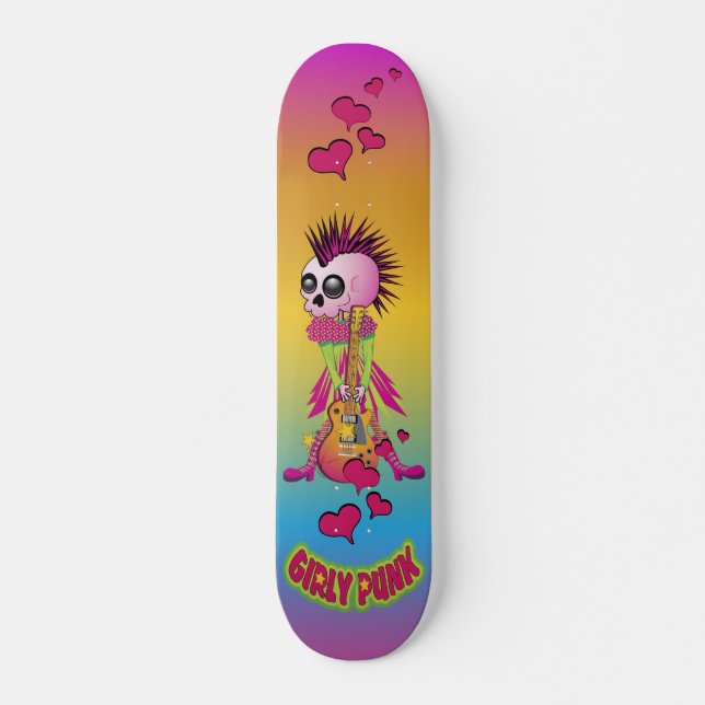 Girly Punkfelsen-Skate Skateboard (Vorne)