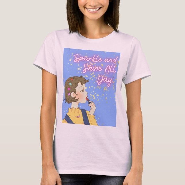 GIRLY QUOTE T-Shirt (Vorderseite)