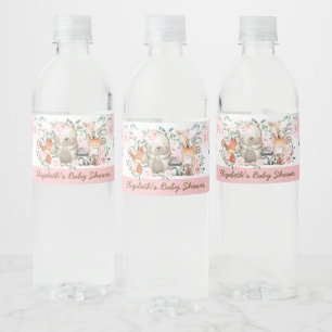 Girly rosa Rosen-Waldbaby-Duschen-Bevorzugungen
