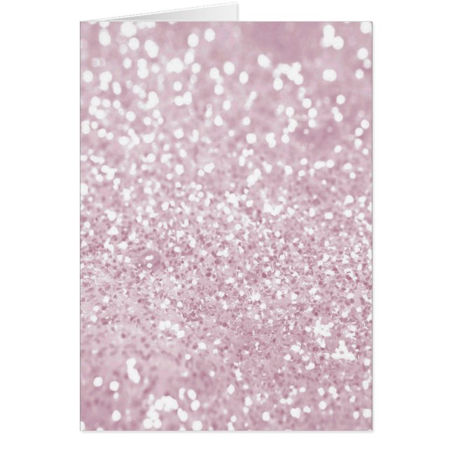 Girly rosa weißer abstrakter Glitzer-Foto-Druck (Vorne)