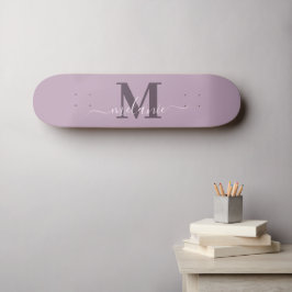 Girly Script Individuelle Name Monogram Skateboard