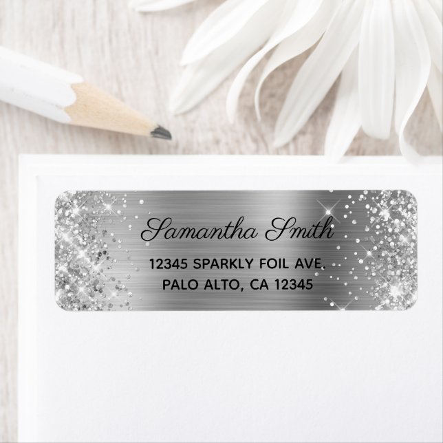 Girly Silver Glitzer and Foil (Insitu)