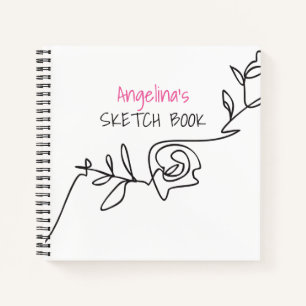 Girly Sketch Book Notizbuch