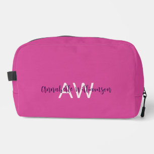 Girly Solid Minimalistisch Unicolored Mulberry Pin Waschbeutel