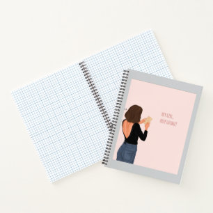 Girly Spiral Notebook Notizbuch