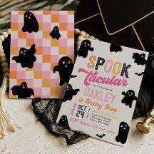 Girly Spooktacular Halloween Einladung