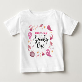 Girly Spooky ein erster Geburtstag Baby T-shirt