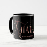Girly Stylist Rose Goldtypografie
