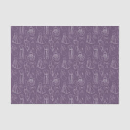 Girly Things (Design 10 der Lila Serie) Seidenpapier