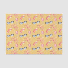 Girly Things (Design 37 Yellow/Orange Series) Seidenpapier
