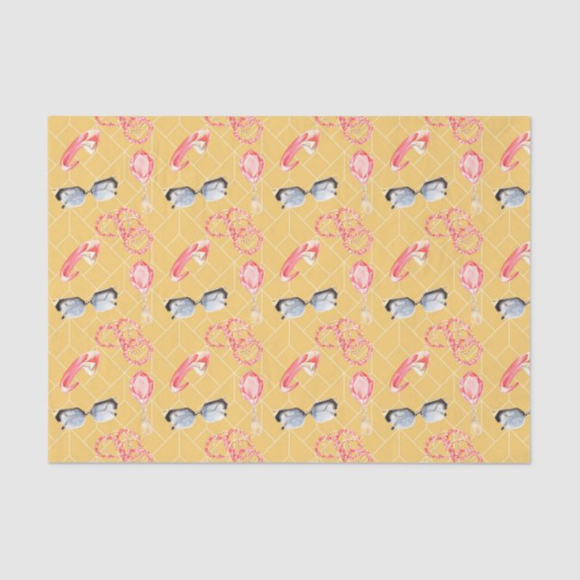 Girly Things (Design 37 Yellow/Orange Series) Seidenpapier (Vorderseite)