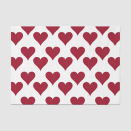 Girly Things Hearts (Design 46 Red Series) Seidenpapier