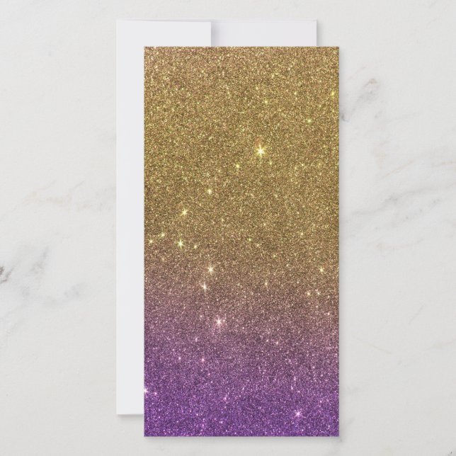Girly Trendy Imitats Gradient Glitzer (Vorderseite)
