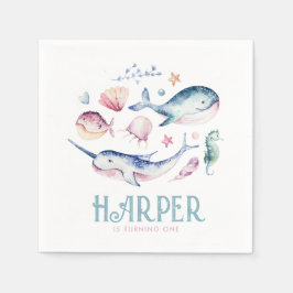 Girly Under Sea Paper Napkins Serviette